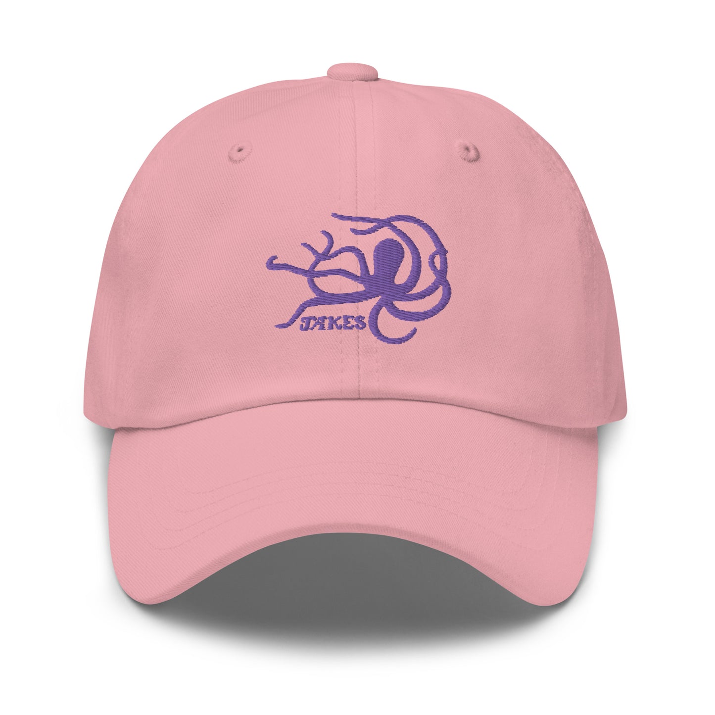 Jakes Purple Octopus Logo Baseball Cap
