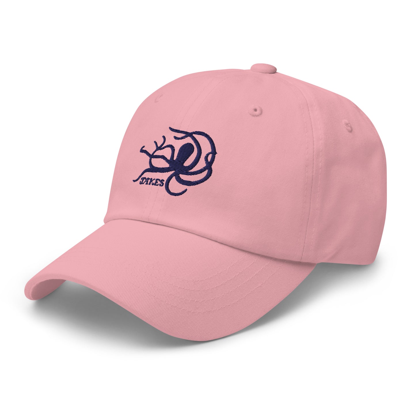 Jakes Navy Octopus Logo Baseball Cap