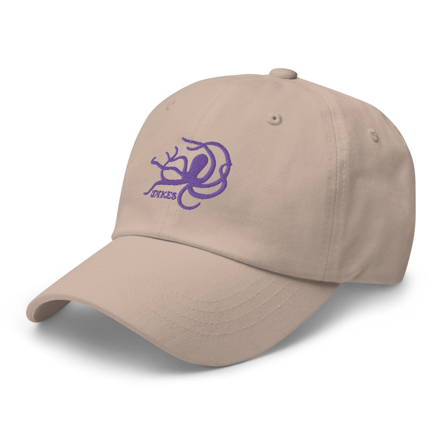 Jakes Purple Octopus Logo Baseball Cap