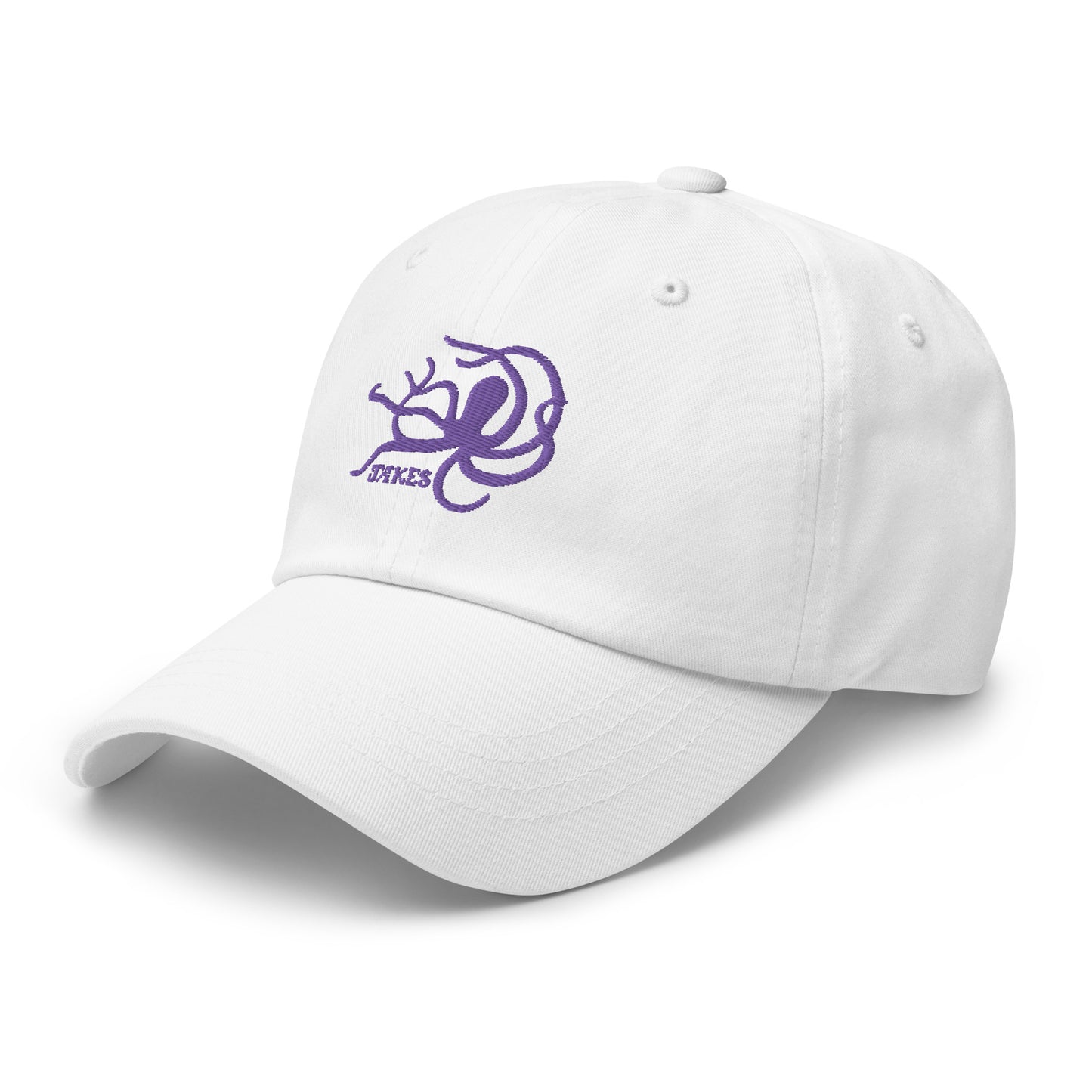 Jakes Purple Octopus Logo Baseball Cap