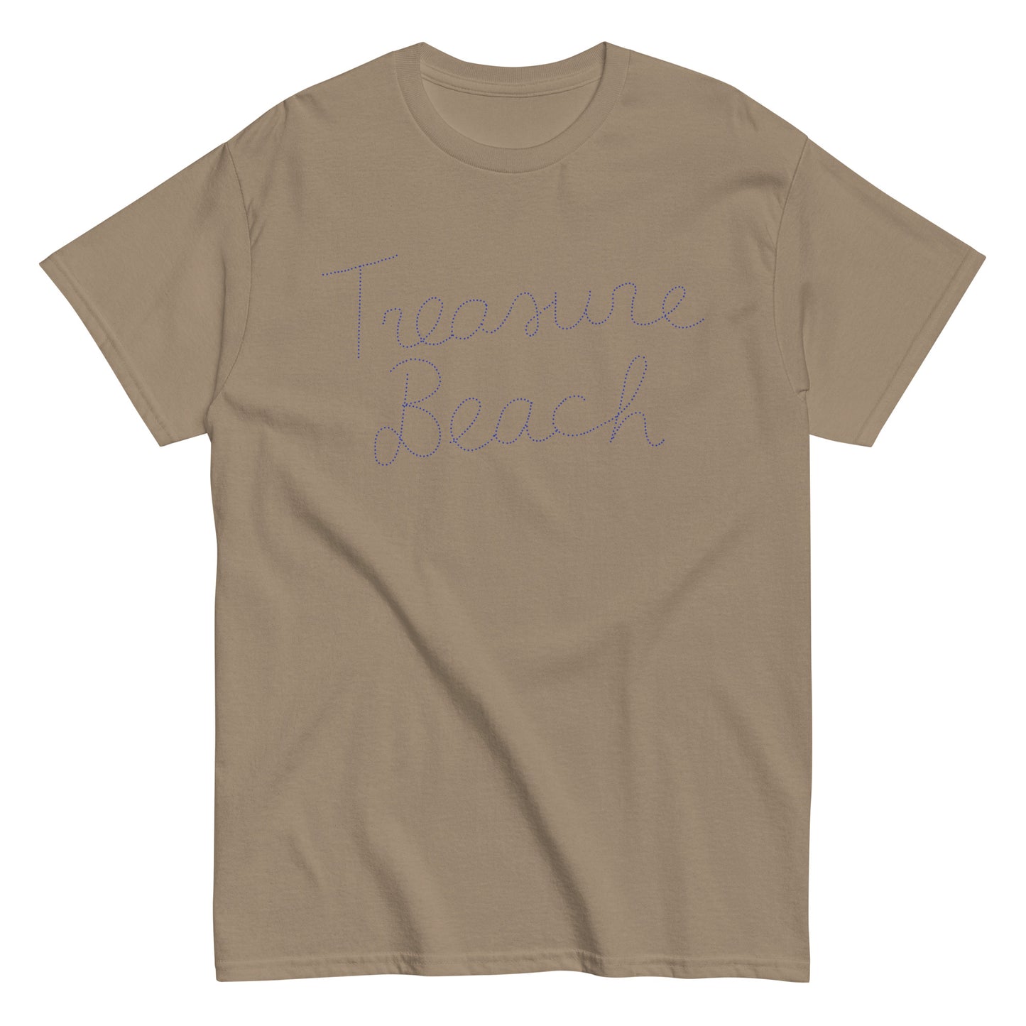 Treasure Beach Dotted Script T-Shirt in Multiple Colors