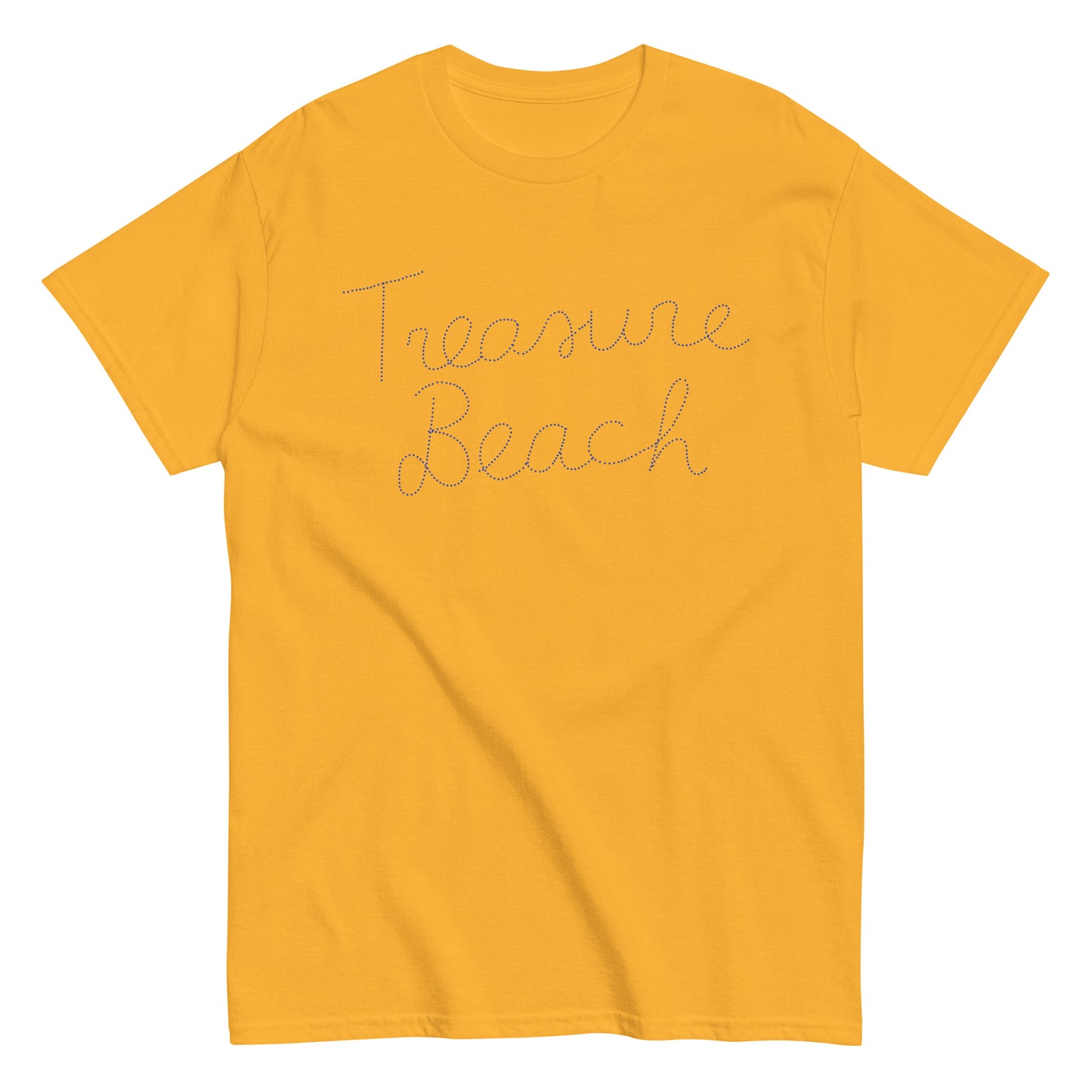 Treasure Beach Dotted Script T-Shirt in Multiple Colors