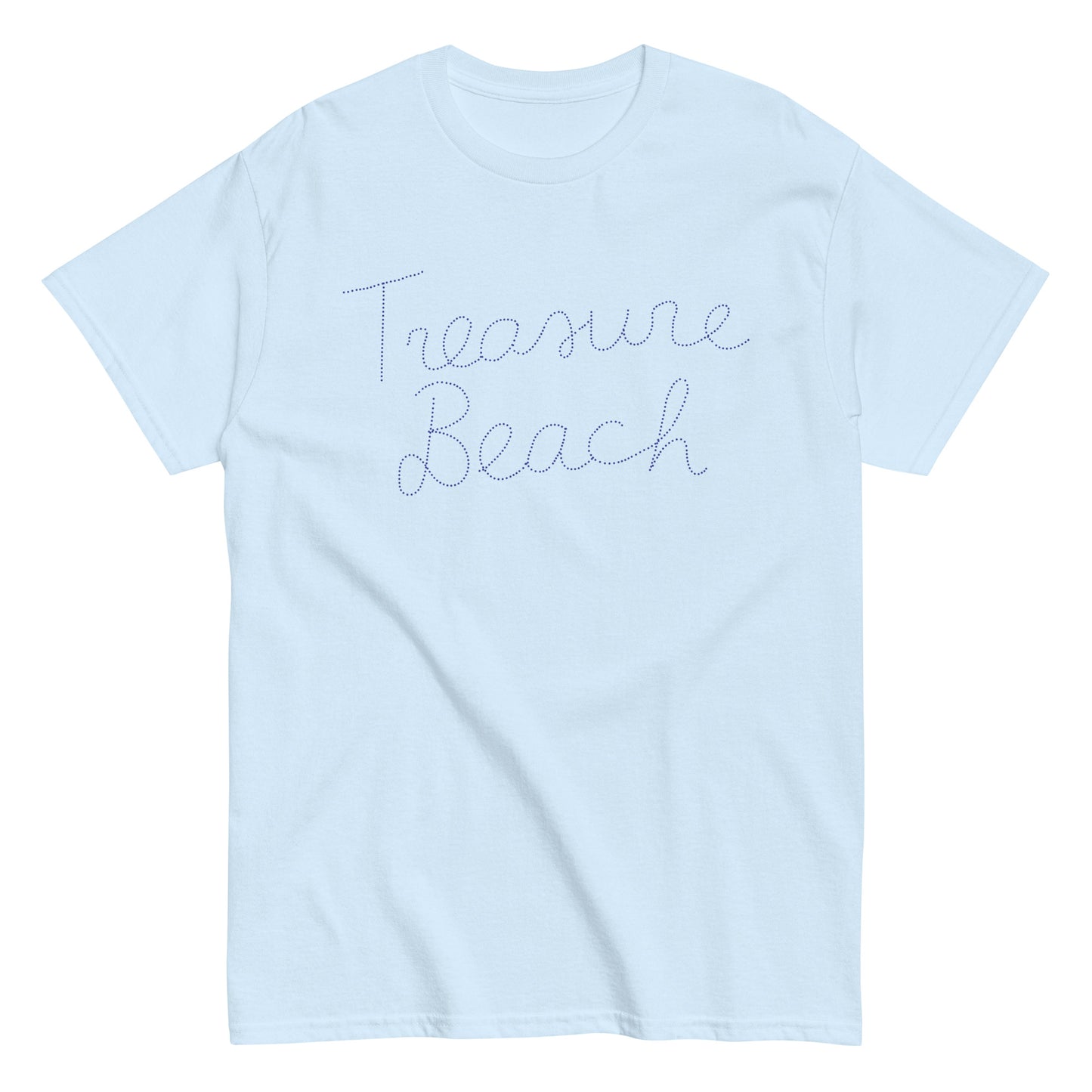 Treasure Beach Dotted Script T-Shirt in Multiple Colors
