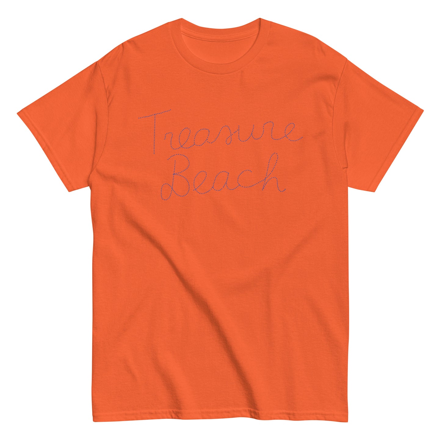 Treasure Beach Dotted Script T-Shirt in Multiple Colors