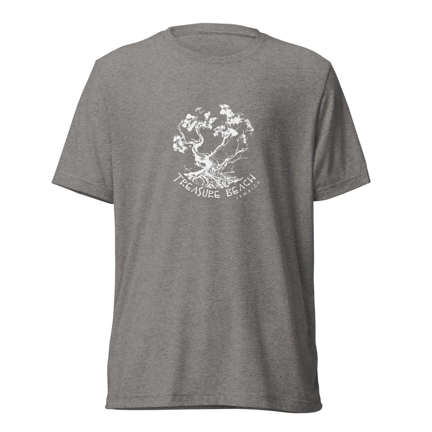 Artist Sean Henry’s Design: Treasure Beach Buttonwood Tree Tri-Blend Unisex T-Shirt
