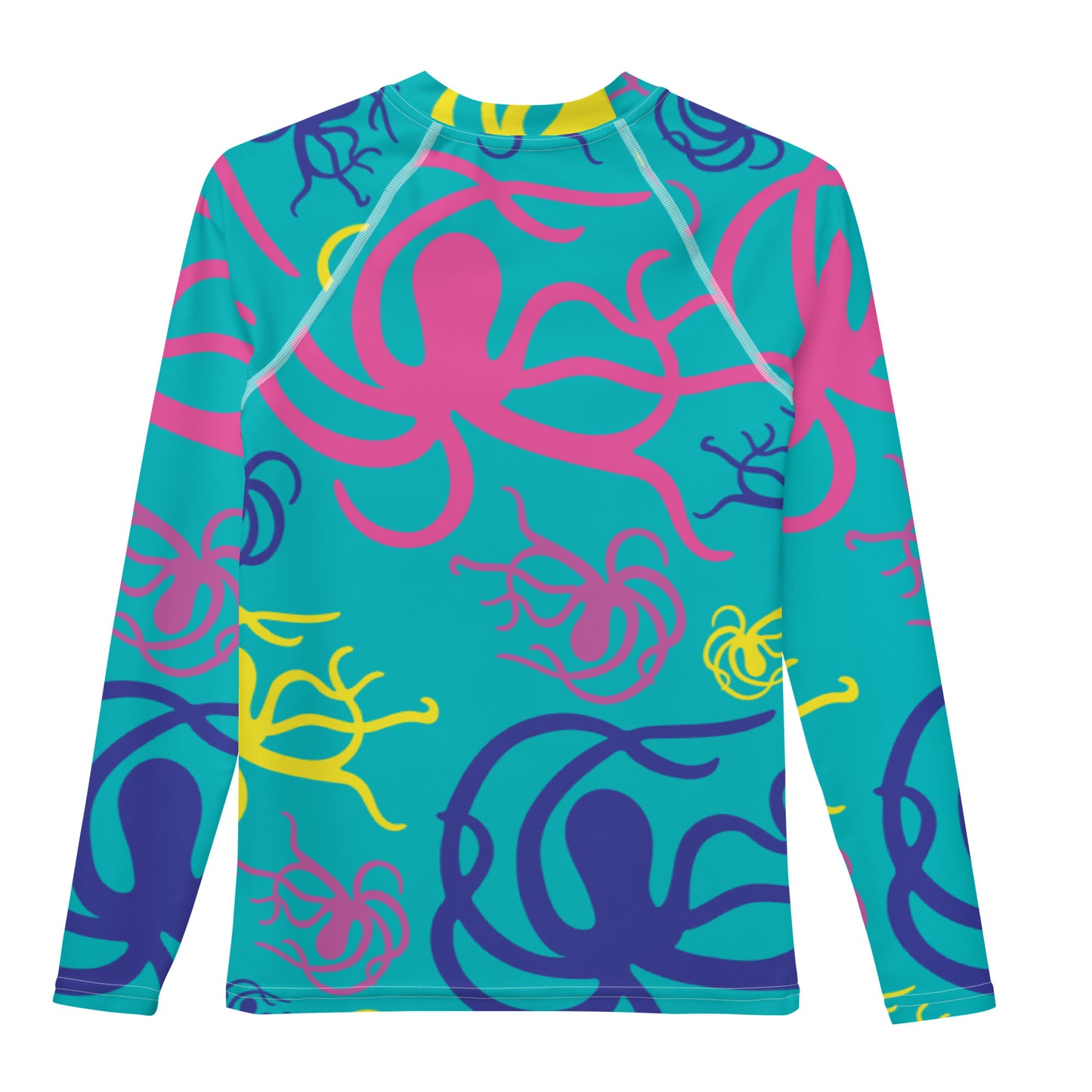 Jakes Octopus Print Youth Unisex Rash Guard