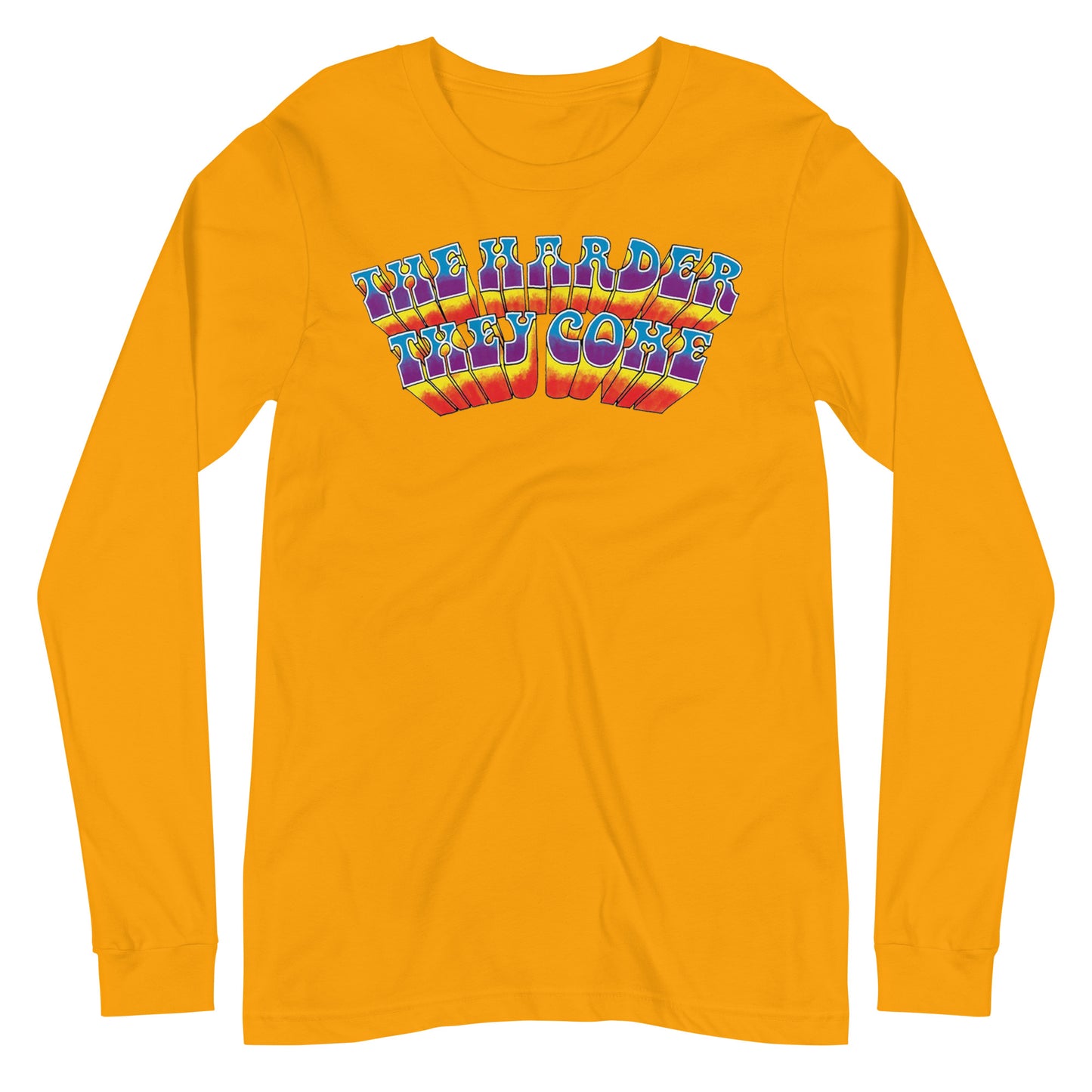 The Harder They Come 1972 Logo Unisex Long-Sleeve T-Shirt in Multiple Colors