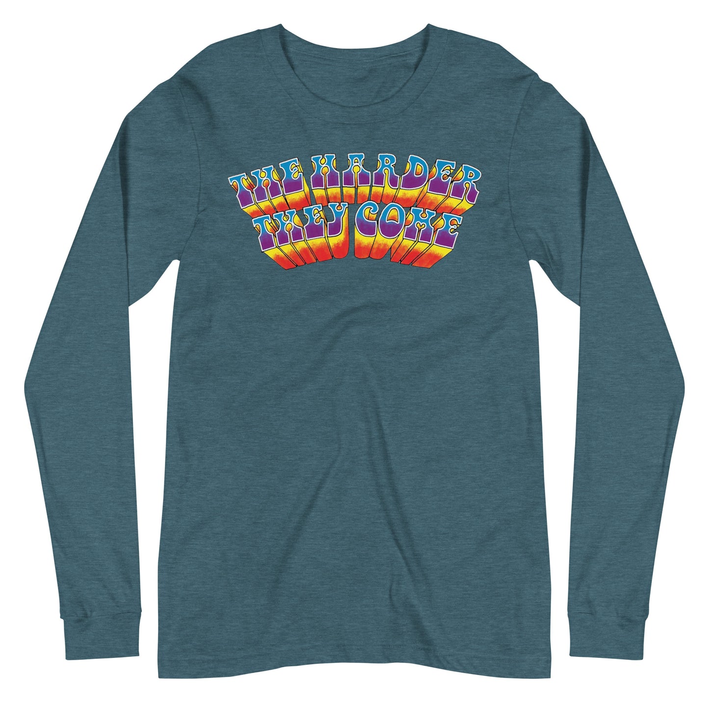 The Harder They Come 1972 Logo Unisex Long-Sleeve T-Shirt in Multiple Colors