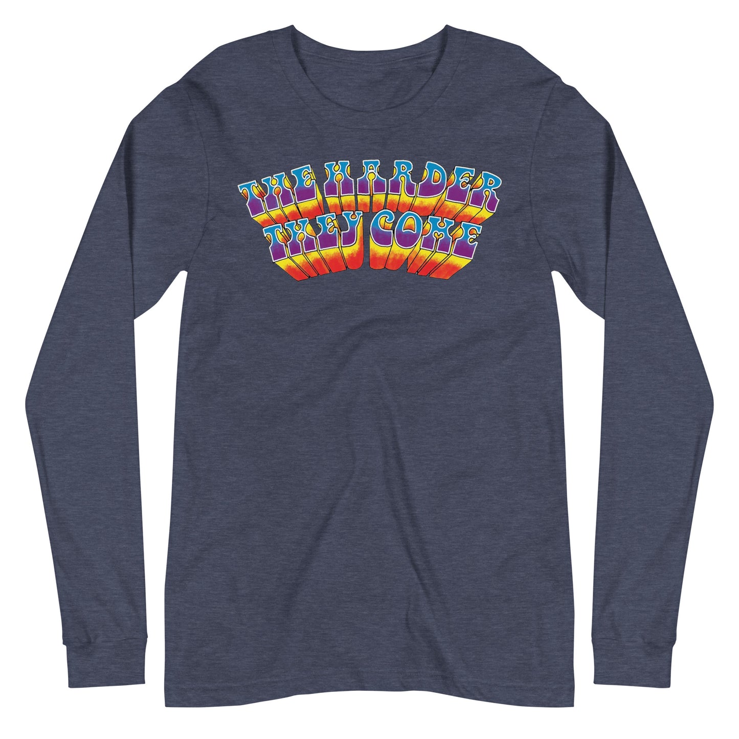 The Harder They Come 1972 Logo Unisex Long-Sleeve T-Shirt in Multiple Colors