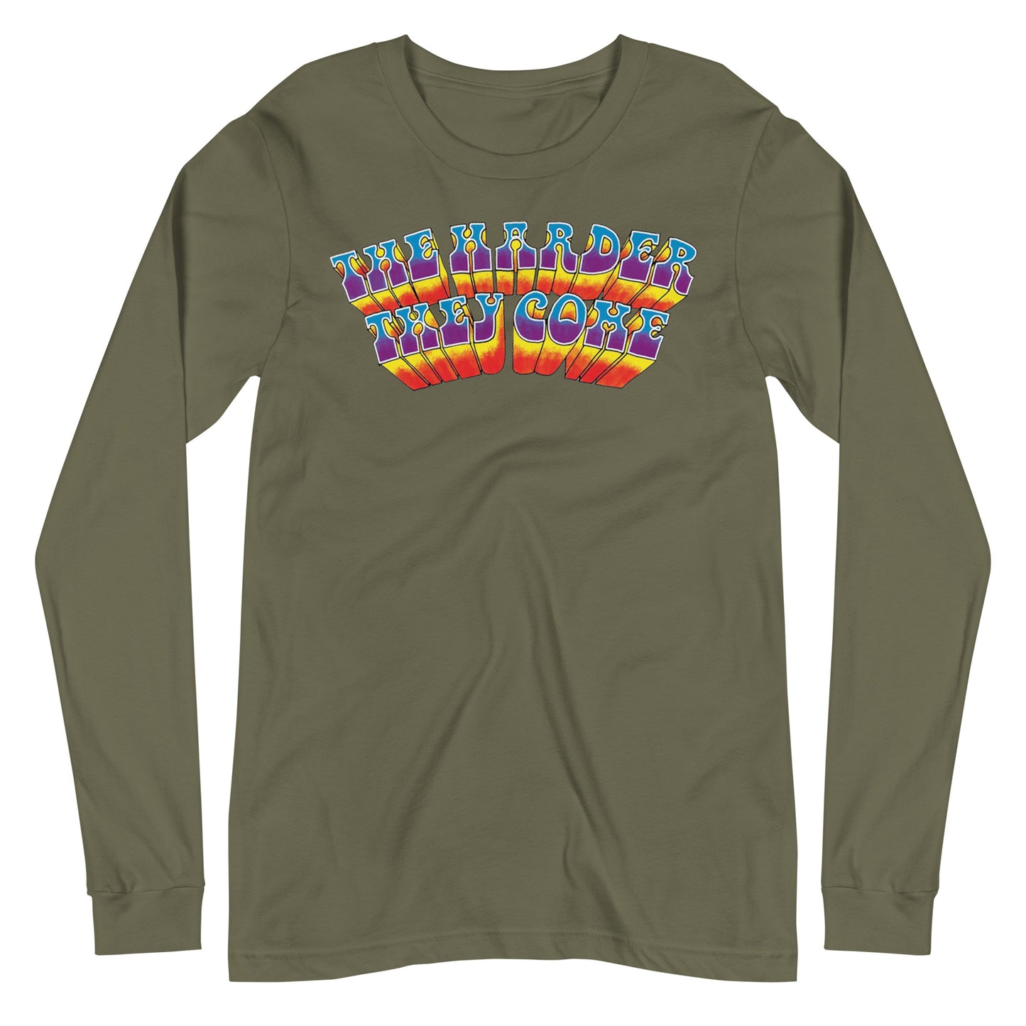 The Harder They Come 1972 Logo Unisex Long-Sleeve T-Shirt in Multiple Colors