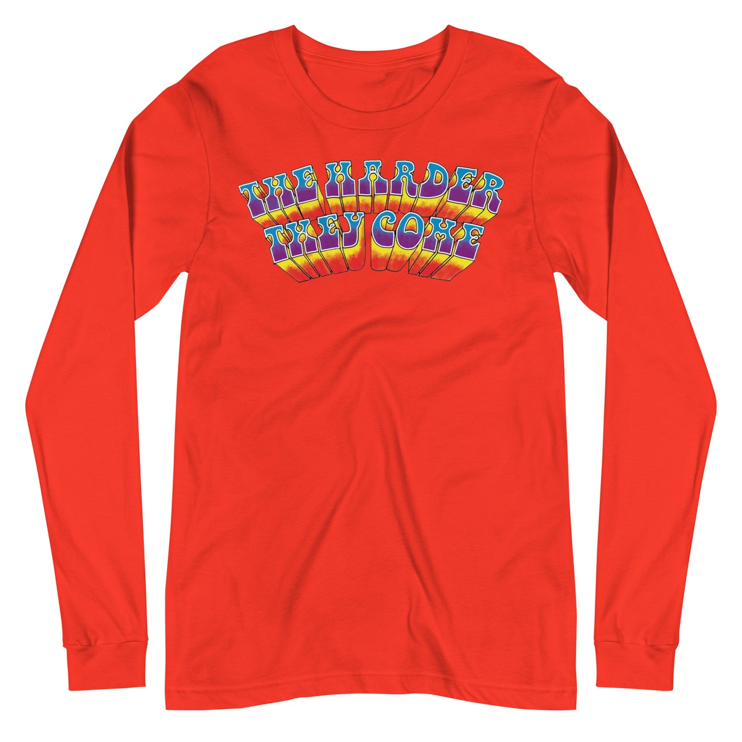 The Harder They Come 1972 Logo Unisex Long-Sleeve T-Shirt in Multiple Colors