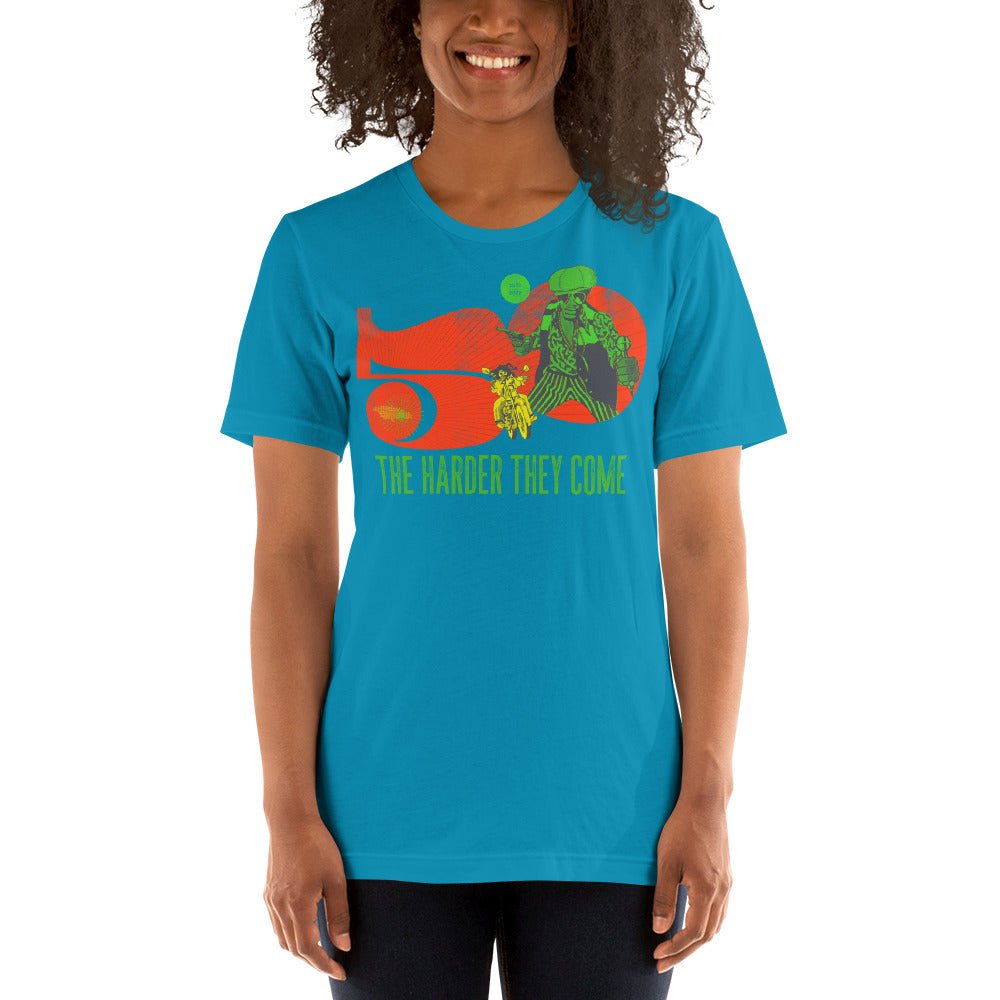 The Harder They Come 50th Anniversary Unisex T-Shirt in Multiple Colors