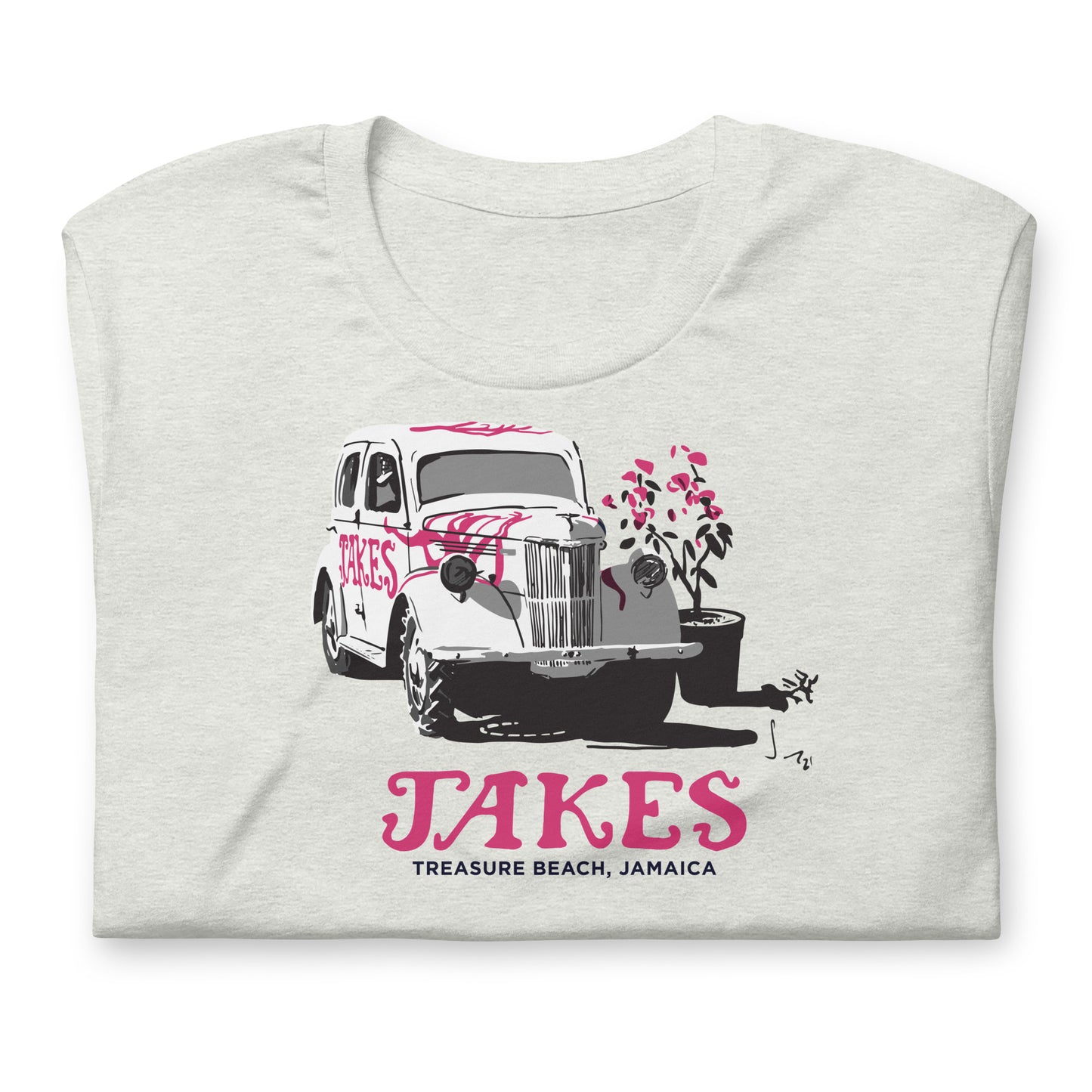 Artist Sean Henry’s Design: Jakes’ Classic Car Unisex T-Shirt in Multiple Colors