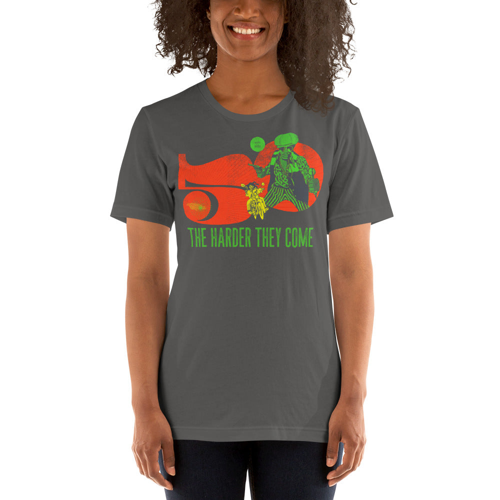 The Harder They Come 50th Anniversary Unisex T-Shirt in Multiple Colors