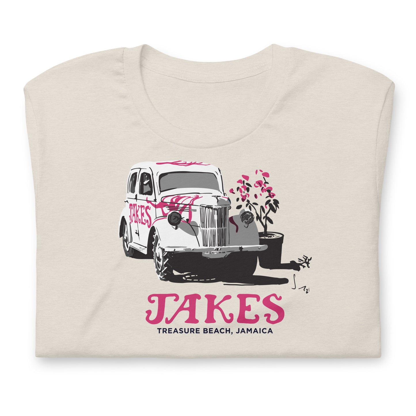 Artist Sean Henry’s Design: Jakes’ Classic Car Unisex T-Shirt in Multiple Colors