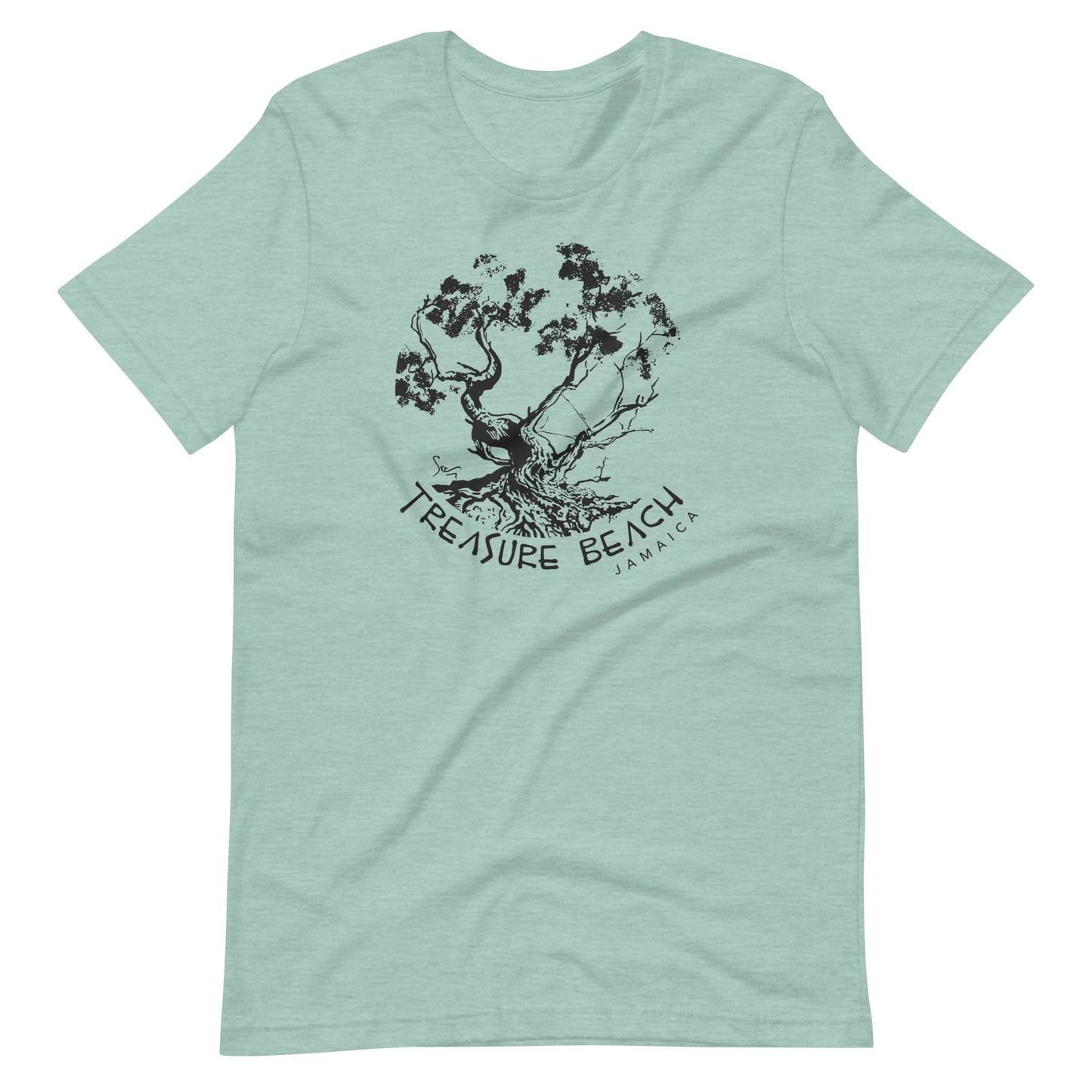 Artist Sean Henry’s Design: Treasure Beach Buttonwood Tree Unisex T-Shirt in Multiple Colors