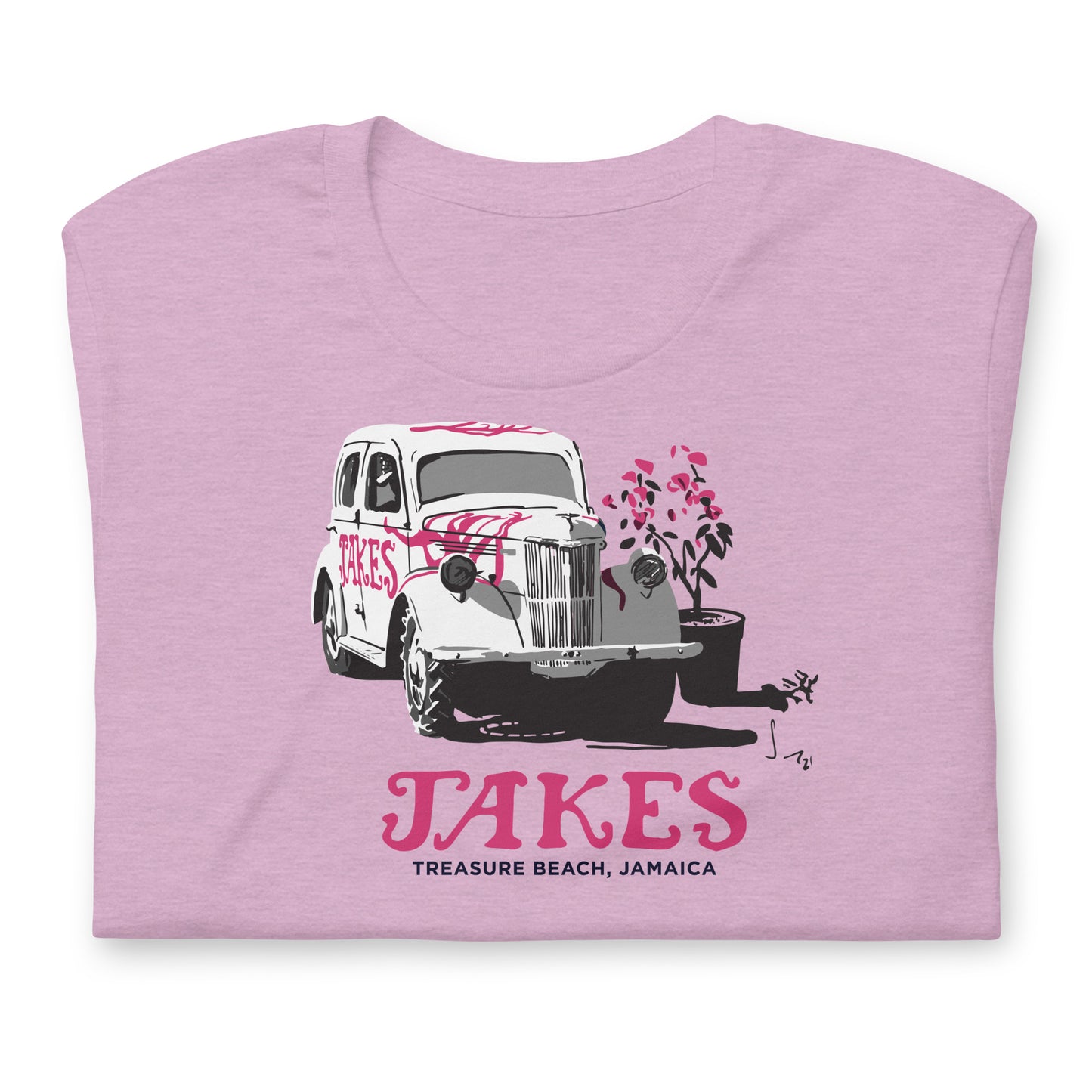 Artist Sean Henry’s Design: Jakes’ Classic Car Unisex T-Shirt in Multiple Colors