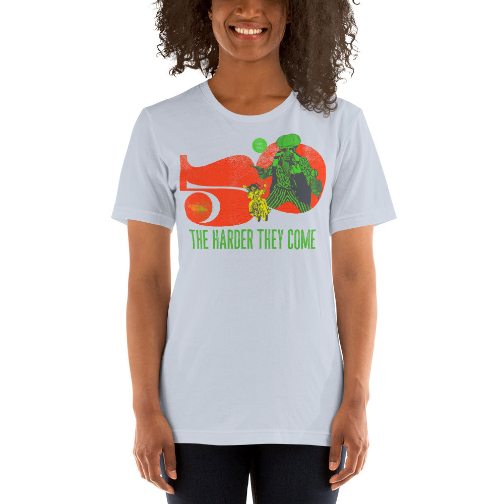 The Harder They Come 50th Anniversary Unisex T-Shirt in Multiple Colors