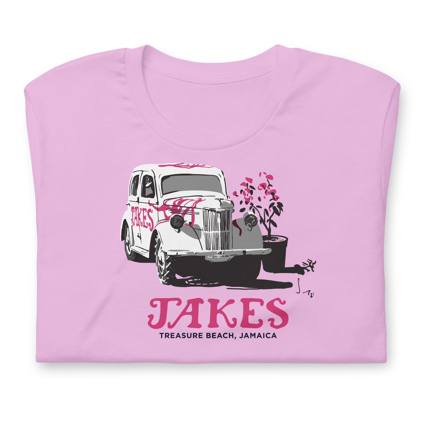 Artist Sean Henry’s Design: Jakes’ Classic Car Unisex T-Shirt in Multiple Colors