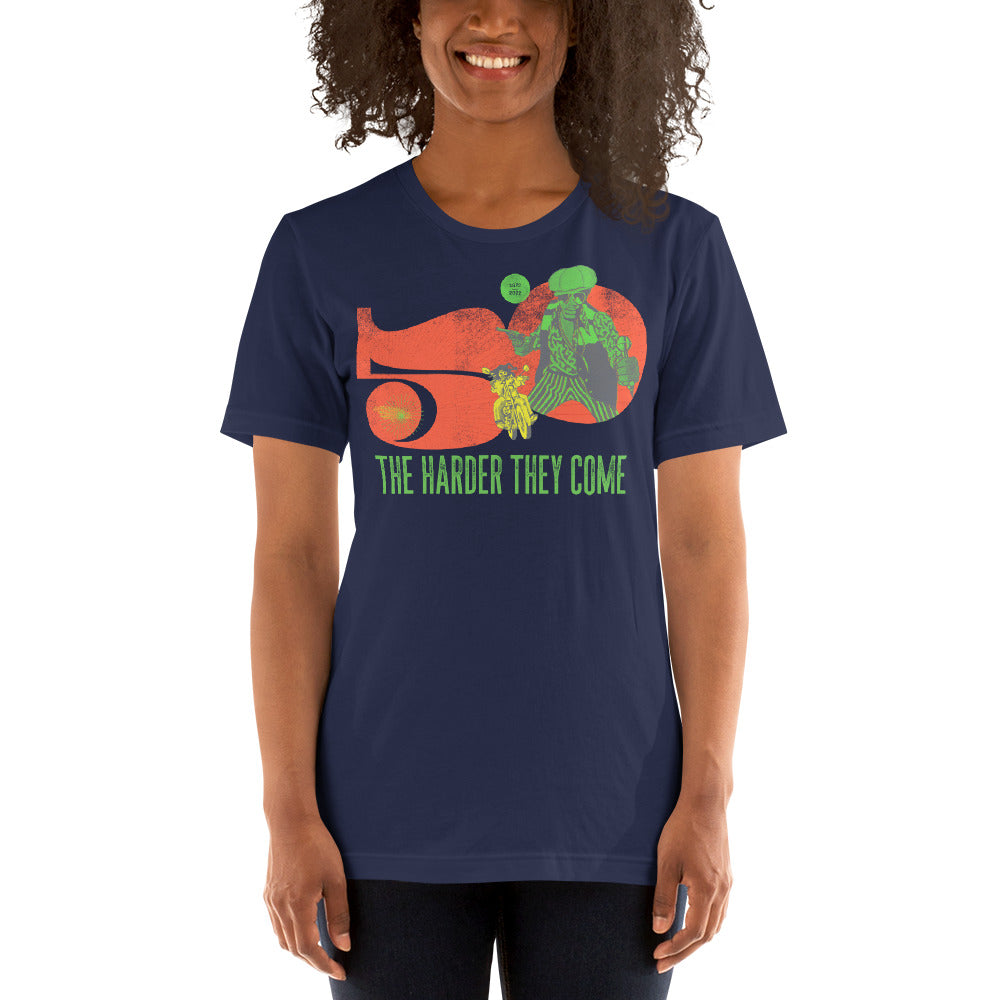 The Harder They Come 50th Anniversary Unisex T-Shirt in Multiple Colors