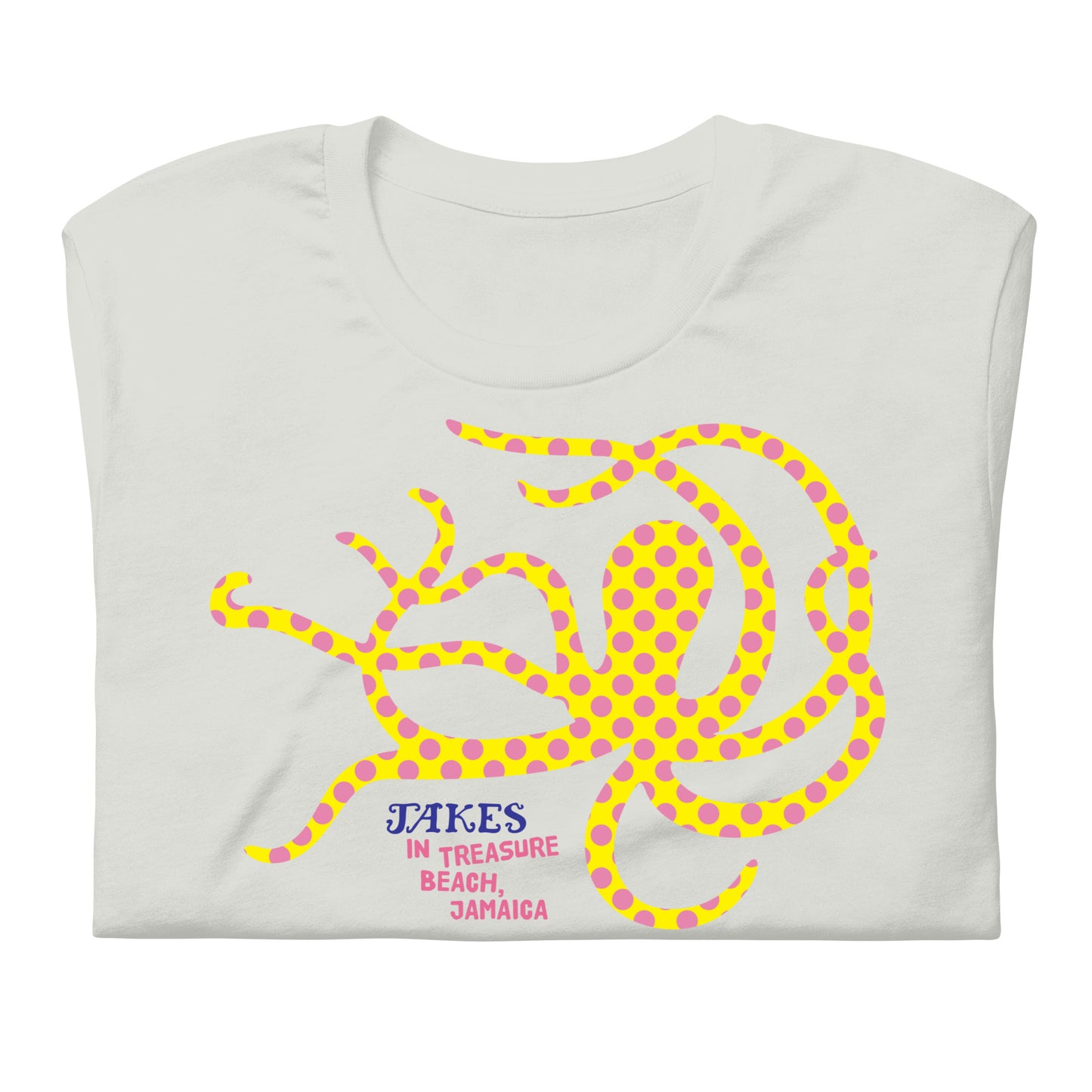Jakes Yellow Octopus Unisex T-Shirt in Multiple Colors