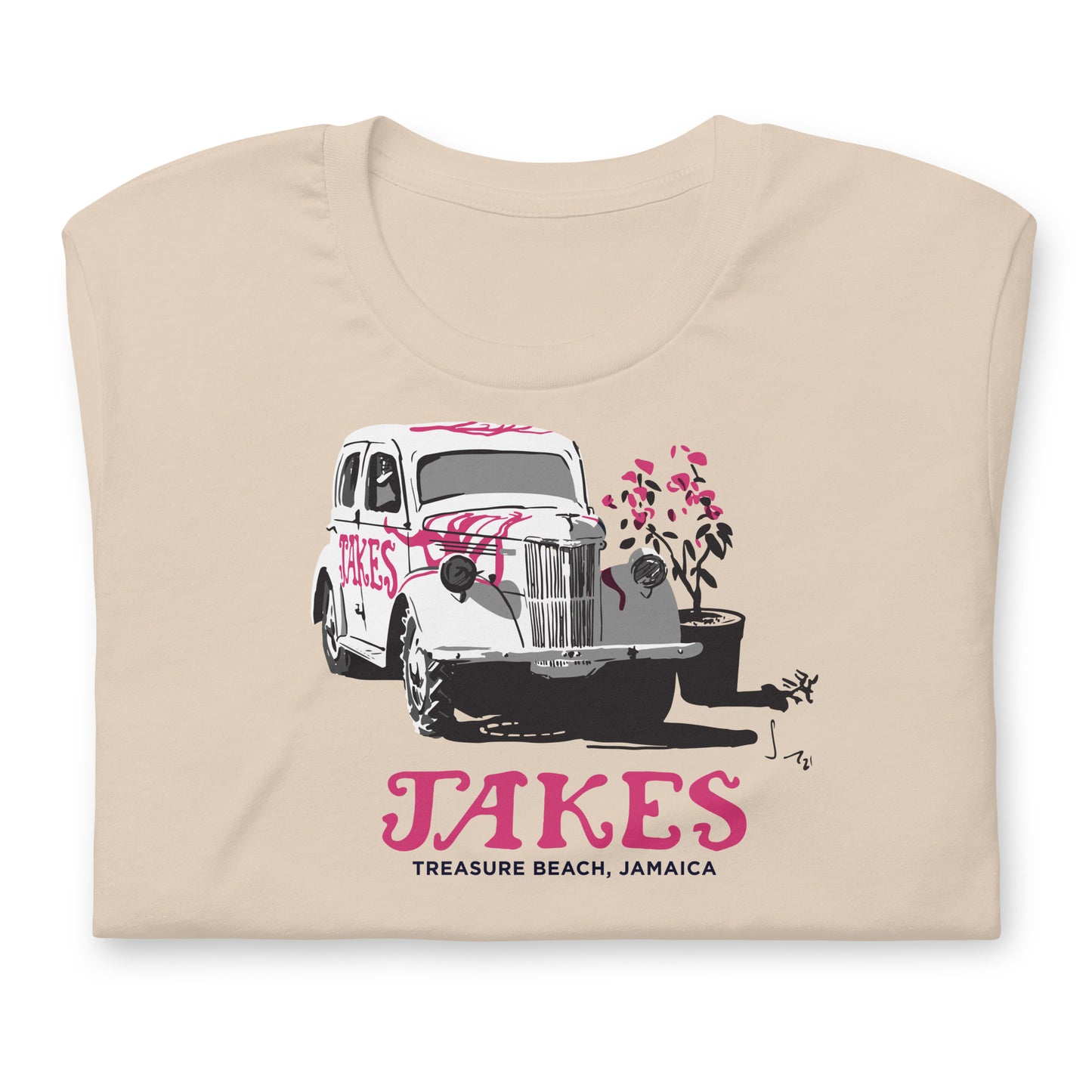 Artist Sean Henry’s Design: Jakes’ Classic Car Unisex T-Shirt in Multiple Colors