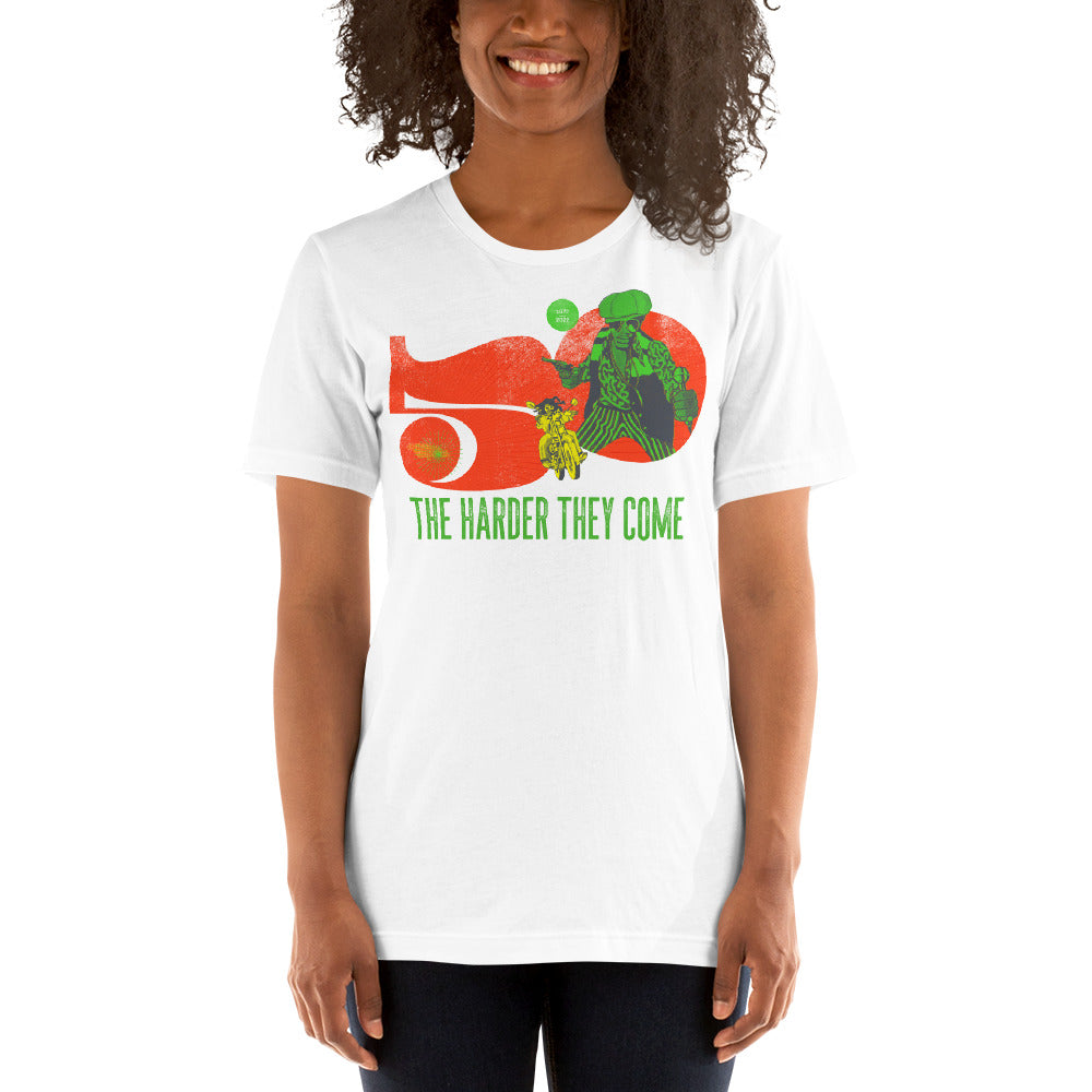 The Harder They Come 50th Anniversary Unisex T-Shirt in Multiple Colors