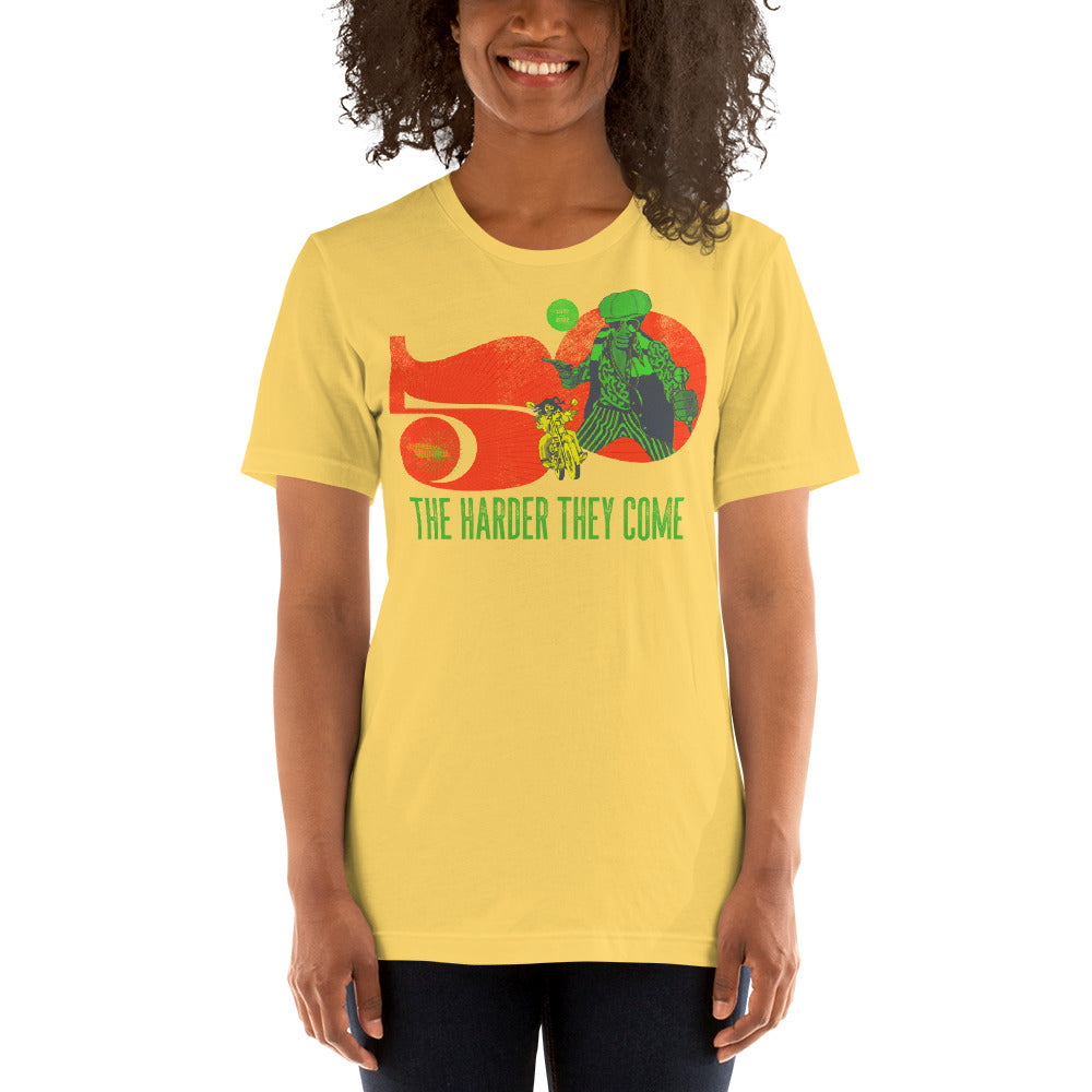 The Harder They Come 50th Anniversary Unisex T-Shirt in Multiple Colors