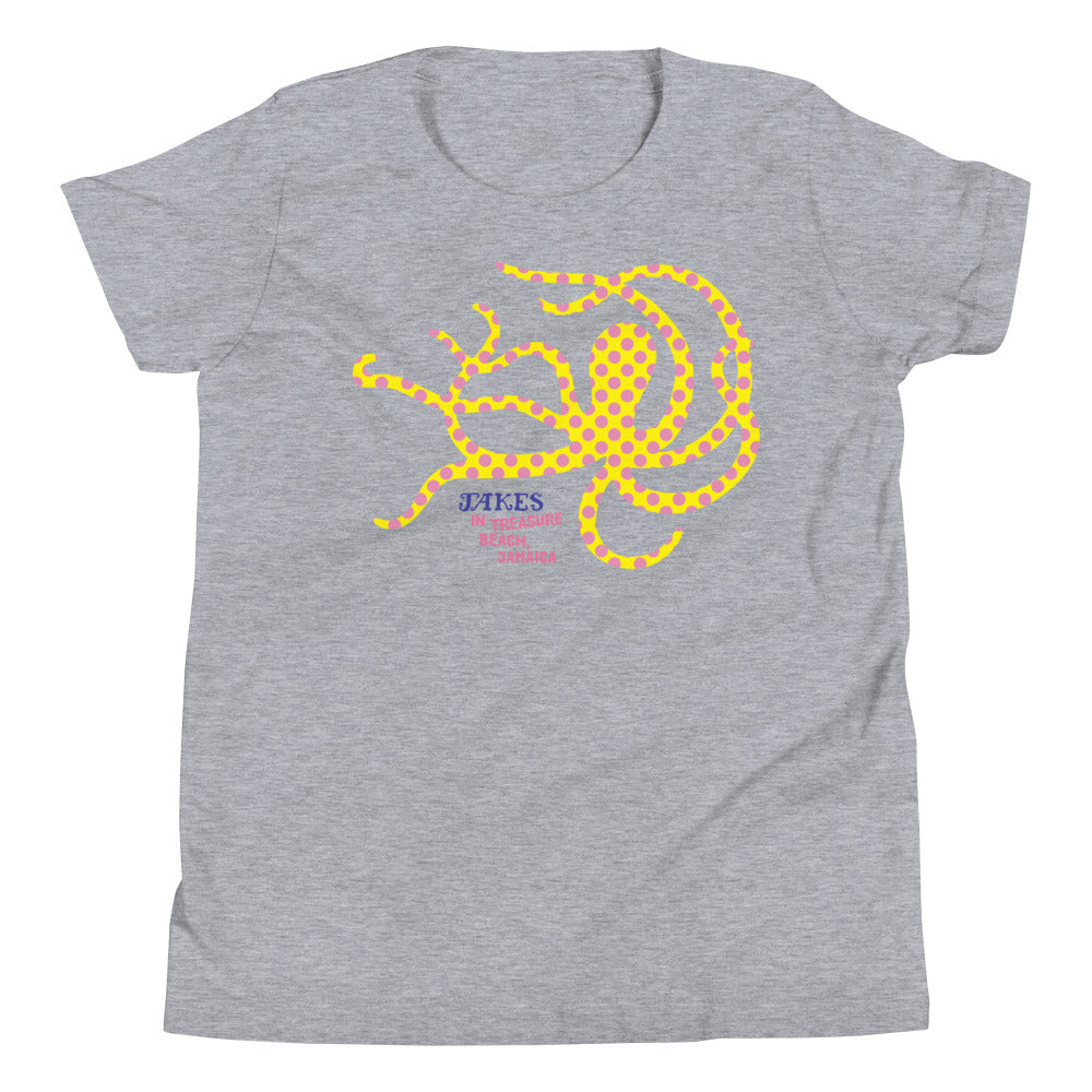 Jakes Yellow Octopus Youth T-Shirt