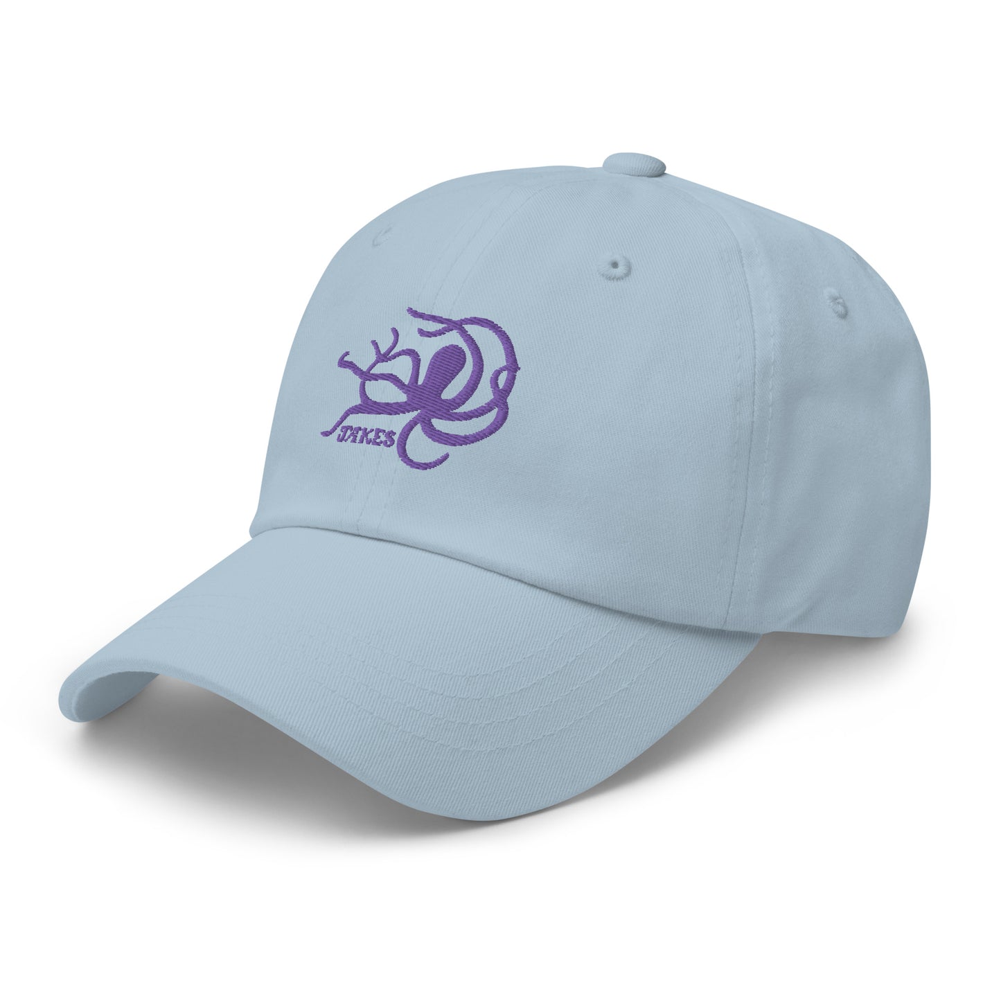Jakes Purple Octopus Logo Baseball Cap
