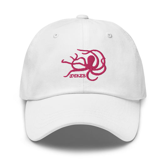 Jakes Pink Octopus Logo Baseball Cap