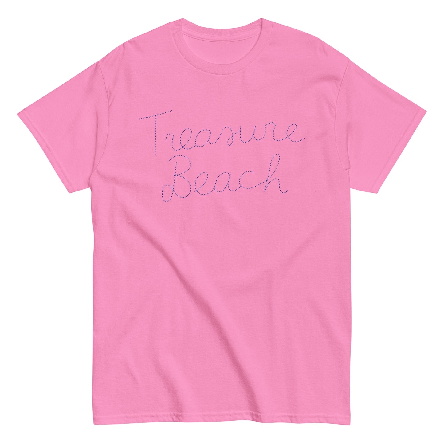 Treasure Beach Dotted Script T-Shirt in Multiple Colors