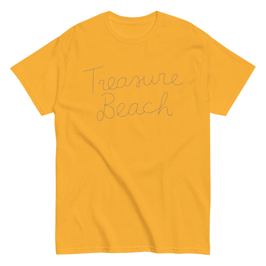 Treasure Beach Dotted Script T-Shirt in Multiple Colors