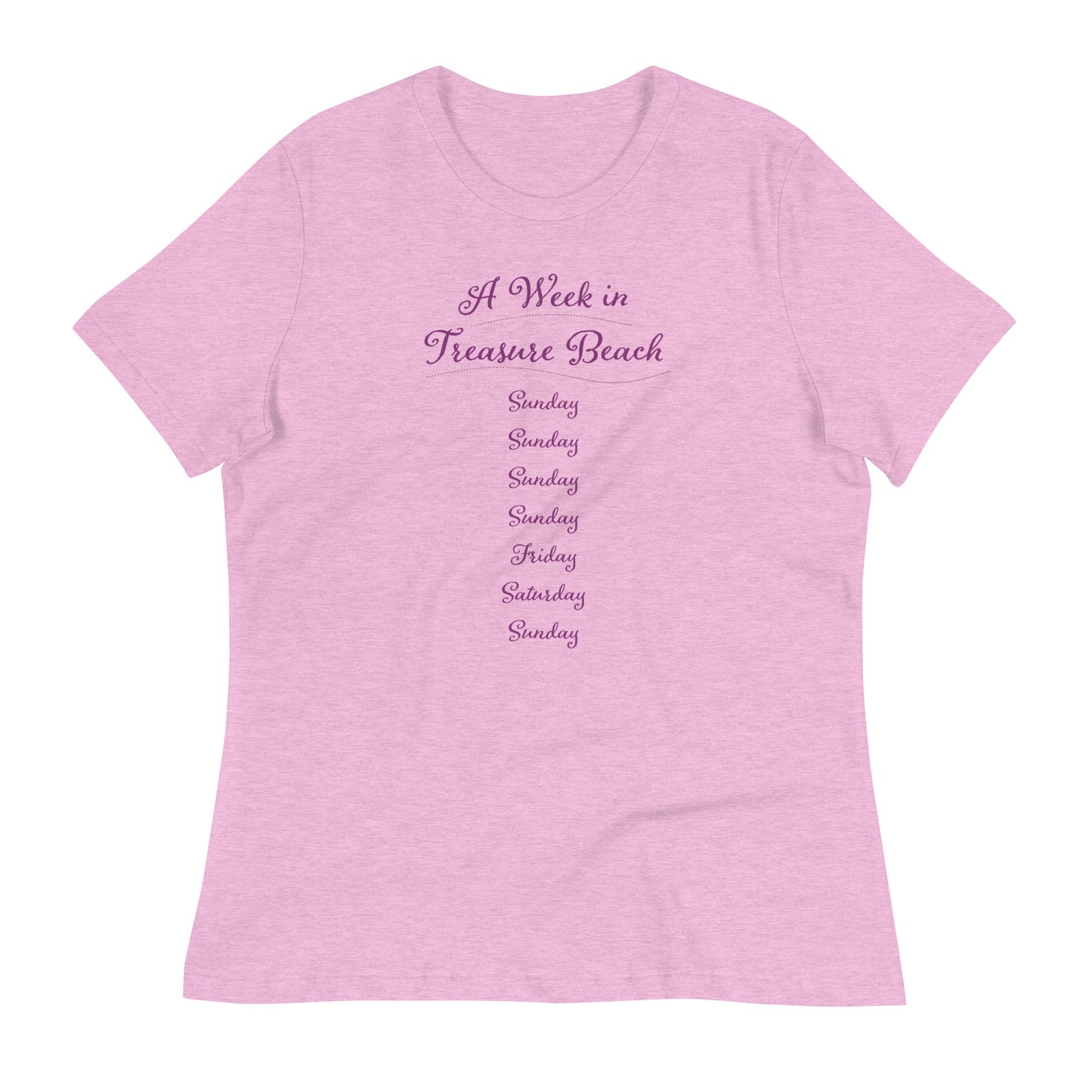 “A Week in Treasure Beach” Women's Relaxed T-Shirt