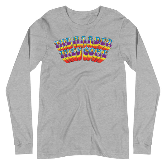 The Harder They Come 1972 Logo Unisex Long-Sleeve T-Shirt in Multiple Colors