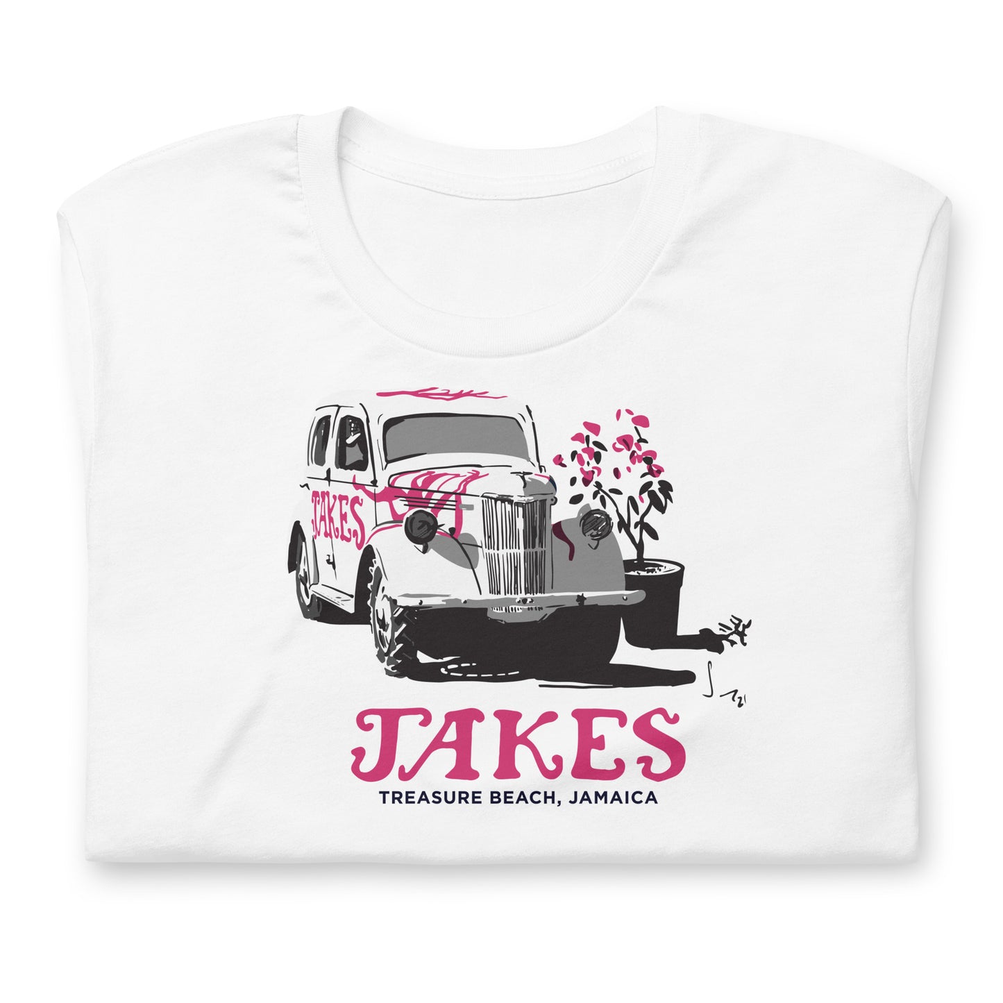Artist Sean Henry’s Design: Jakes’ Classic Car Unisex T-Shirt in Multiple Colors