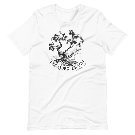 Artist Sean Henry’s Design: Treasure Beach Buttonwood Tree Unisex T-Shirt in Multiple Colors