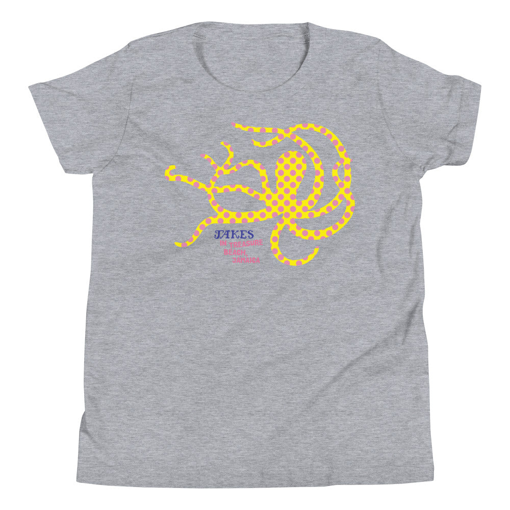 Jakes Yellow Octopus Youth T-Shirt