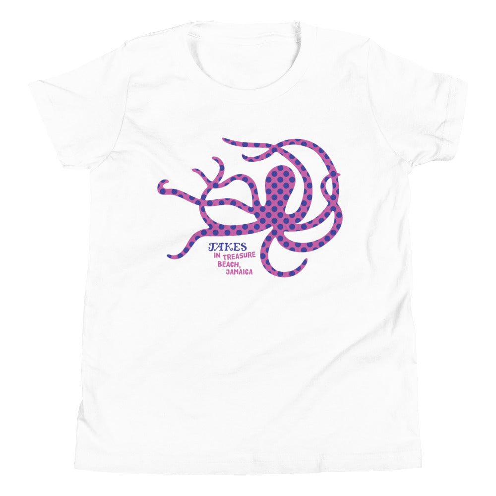 Jakes Purple Octopus Youth T-Shirt